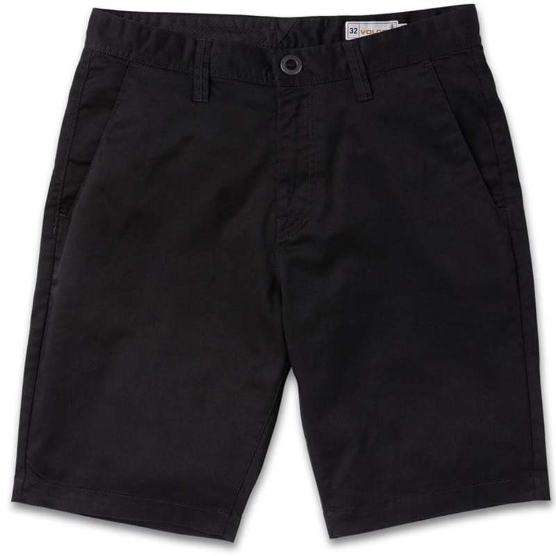 ボルコム メンズ ボトムス ハーフパンツ・ショーツ ショートパンツ Volcom Frickin MDN Stretch 21 Shorts Black ブラック