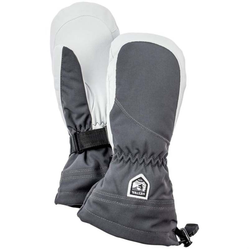 ヘストラ レディース アクセサリー 手袋 Hestra Heli Mittens - Women's Grey/Off White オフホワイト