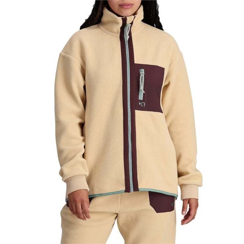 苛性カリ ツラー レディース アウター 上衣・上衣 上衣 Kari Traa Ane Pile Jacket - Women\u0027s Oat コート・ジャケット-レディースファッション