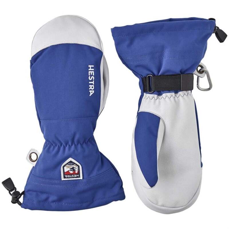 ヘストラ メンズ 付属物 グローブ なめし革 Hestra Army Leather Heli Ski Mittens Royal Blue 青碧