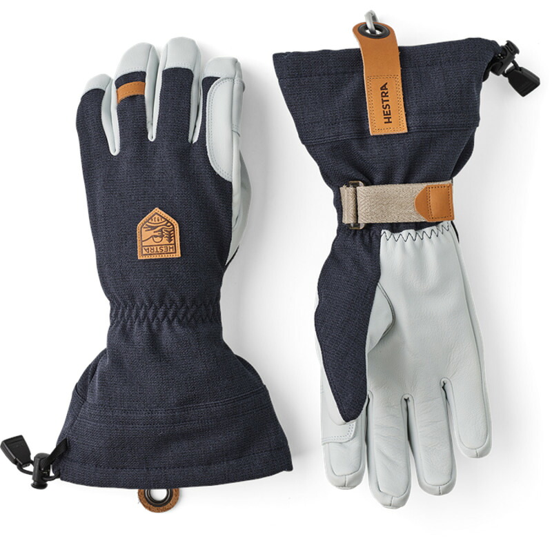 ヘストラ メンズ 付属物 グローブ なめし革 Hestra Army Leather Patrol Gauntlet Gloves Navy 米国海軍