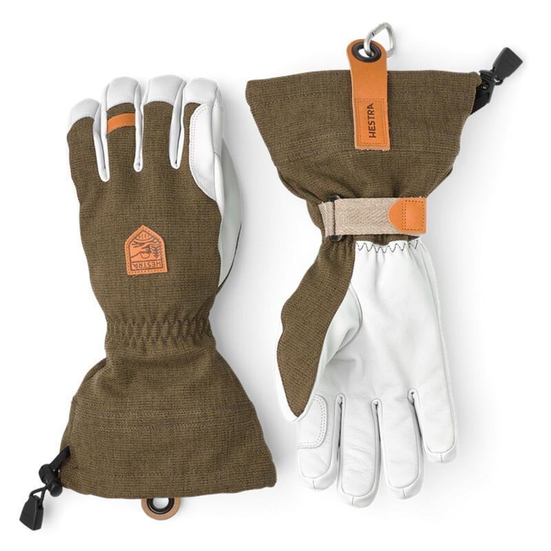 ヘストラ メンズ 付属物 グローブ なめし革 Hestra Army Leather Patrol Gauntlet Gloves Olive オリーブ