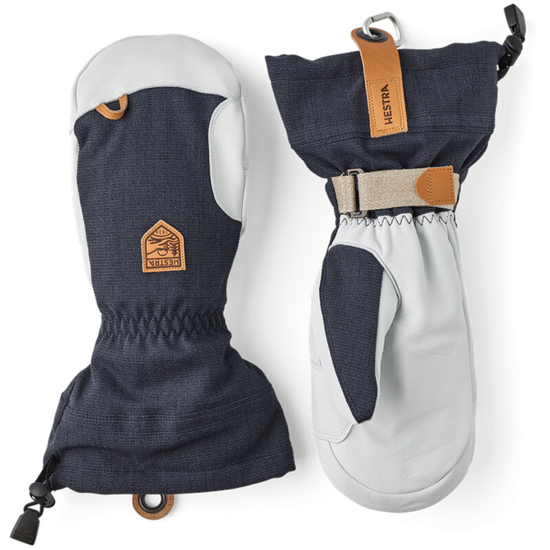 ヘストラ メンズ 付属物 グローブ なめし革 Hestra Army Leather Patrol Gauntlet Mittens Navy 米国海軍
