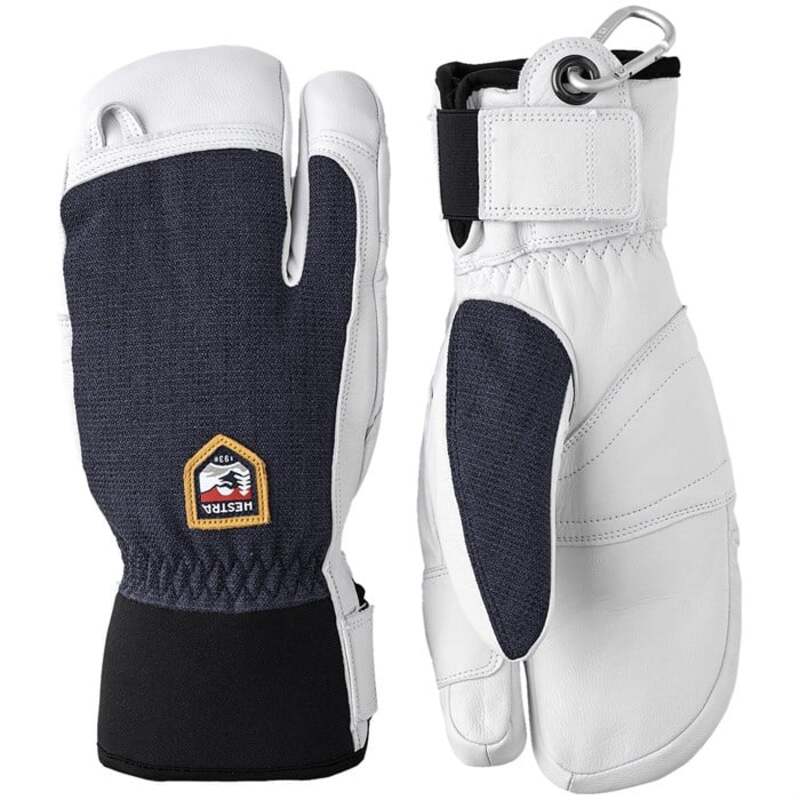 ヘストラ メンズ 付属物 グローブ なめし革 Hestra Army Leather Patrol 3-Finger Mittens Navy 米国海軍
