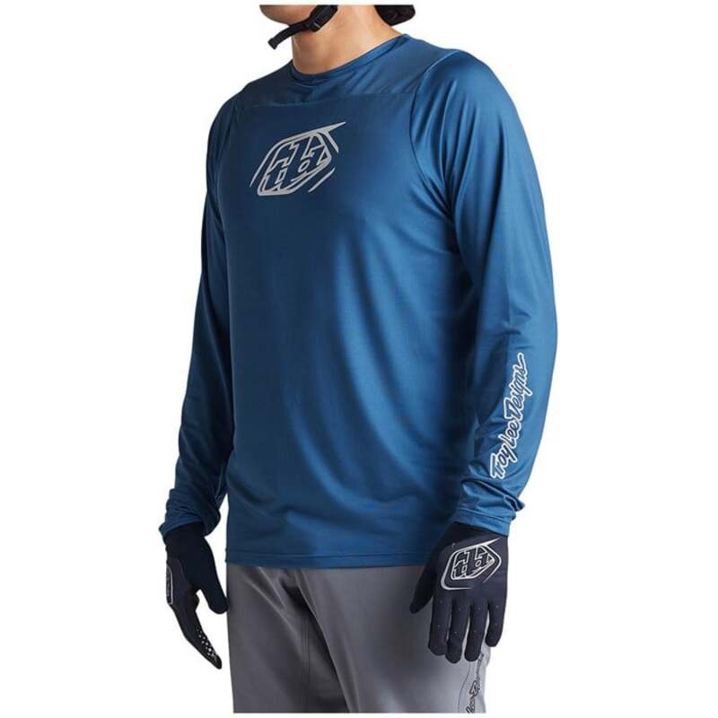 トロイリーデザイン メンズ トップス Tシャツ ジャージー 長袖 Troy Lee Designs Skyline Long-Sleeve Jersey Iconic Indigo インディゴ