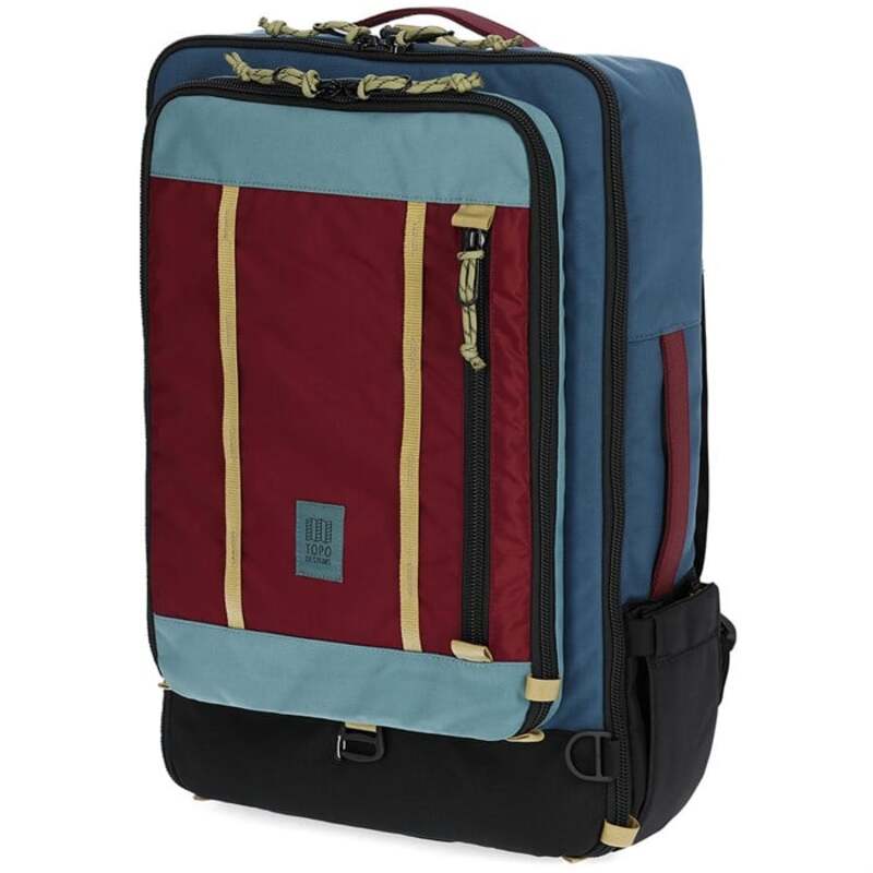 トポ・デザイン メンズ バッグ スーツケース Topo Designs Global 40L Travel Bag Dark Denim/Burgundy デニム