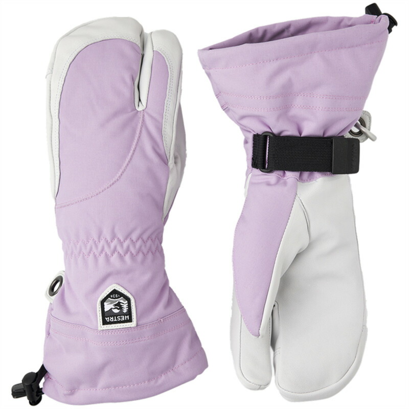 ヘストラ レディース アクセサリー 手袋 Hestra Heli 3-Finger Mittens - Women's Syringa/Off White オフホワイト