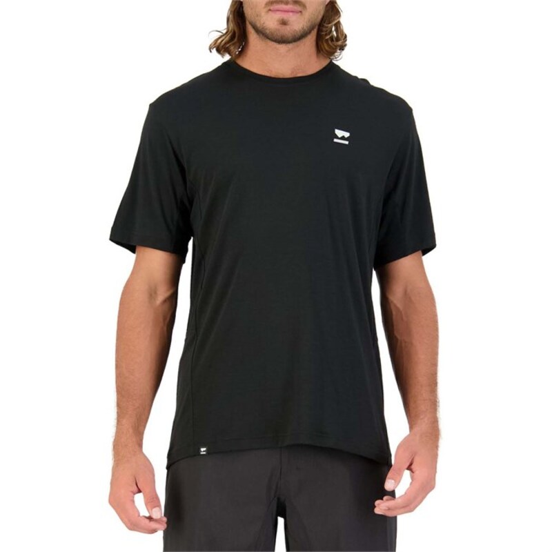 モンスロイヤル メンズ トップス Tシャツ MONS ROYALE Tarn Merino Shift T-Shirt Black ブラック｜ReVida 店