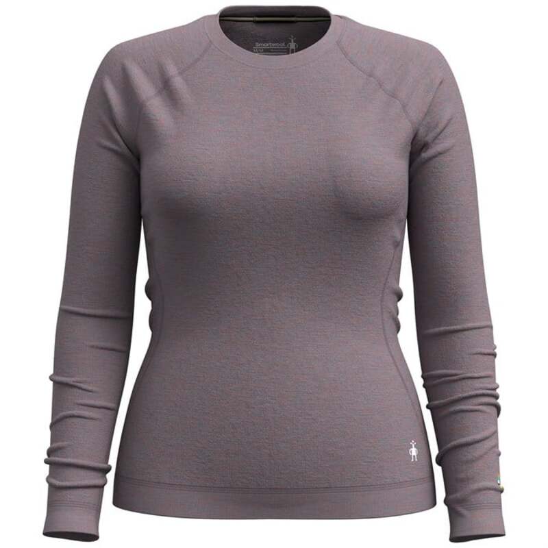 スマートウール レディース トップス シャツ Smartwool Classic Thermal Merino Base Layer Crew Top - Women's Chalk Violet Heather チョーク|ReVida 店