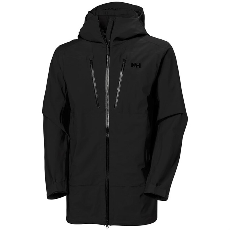 ヘリーハンセン メンズ アウター ジャケット・ブルゾン ジャケット Helly Hansen Alpha 3L Long Shell Jacket - Men's Black ブラック