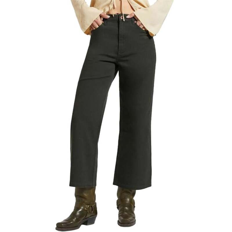 ブリクストン レディース ボトムス カジュアルパンツ パンツ クロップド Brixton Margo Cropped 5 Pocket Pants - Women's Washed Black ブラック