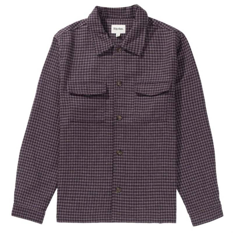 リズム メンズ トップス シャツ Rhythm Criss Overshirt - Men's Plum プラム 15,315円