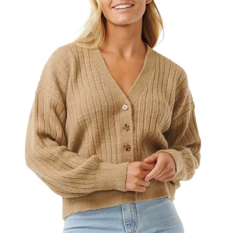 リップカール レディース アウター ニット・セーター カーディガン Rip Curl Afterglow Cardigan - Women's Taupe トープ 14,414円