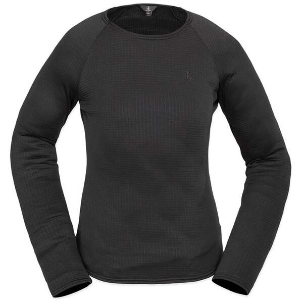 ボルコム レディース アウター パーカー・スウェット フリース Volcom Gridlock Crew Fleece - Women's Black ブラック