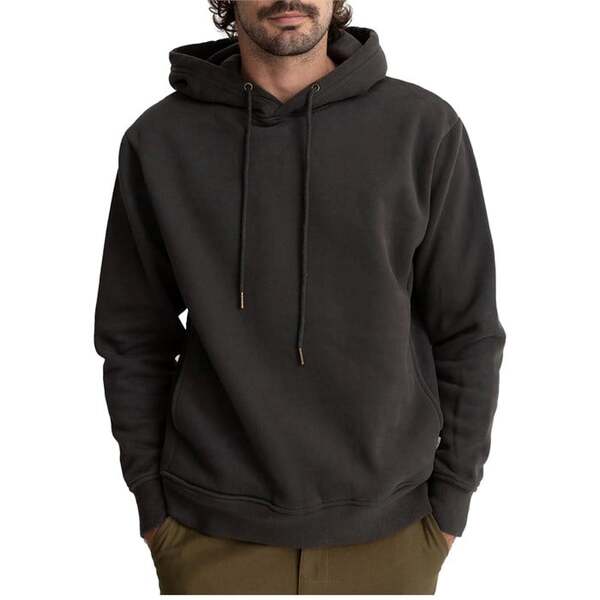 リズム メンズ アウター パーカー・スウェット フリース Rhythm Classic Fleece Hood - Men's Vintage Black ブラック