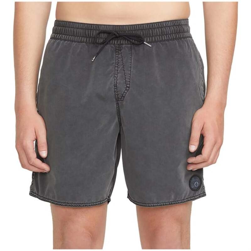 ボルコム メンズ 水着 ハーフパンツ・ショーツ Volcom Center Trunk 17 - Men's Black ブラック