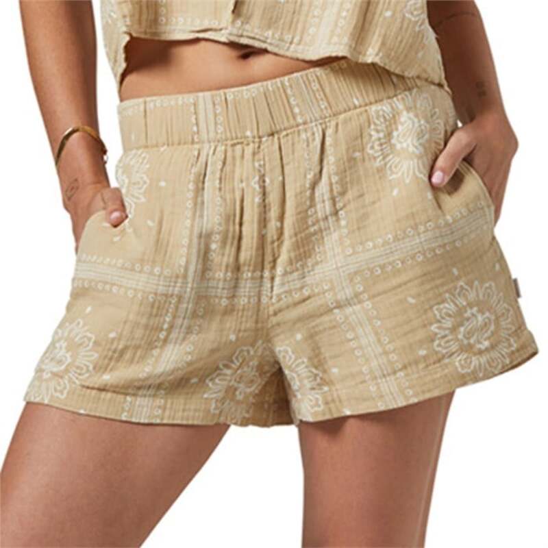 ブリクストン レディース ボトムス ハーフパンツ・ショーツ ショートパンツ Brixton Wandering Shorts - Women's Pale Khaki Bandana カーキ