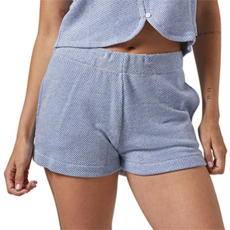 ブリクストン レディース ボトムス ハーフパンツ・ショーツ パイル ショートパンツ Brixton The Weekend CL Terry Lounge Shorts - Women's Off White/Electric Indigo オフホワイト