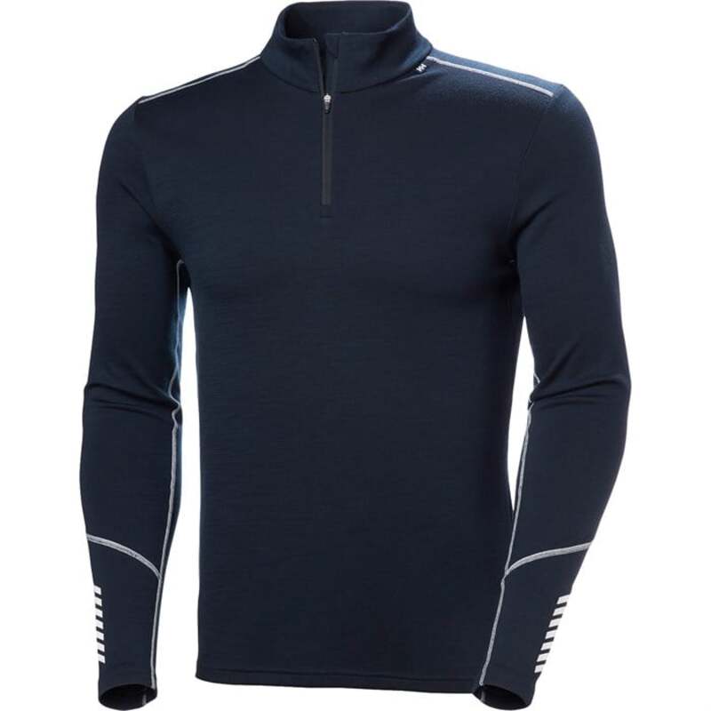 ヘリーハンセン メンズ トップス プルオーバー Helly Hansen Lifa Merino Midweight 1/2 Zip Base Layer Top Navy 599 米国海軍 トップス-メンズファッション