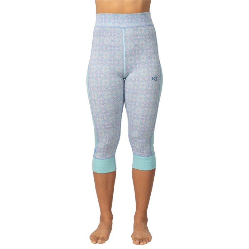 苛性カリ ツラー レディース ボトムス 心地好いズボン下 ズボン下 鳥打ち帽 Kari Traa Rose Capri High Waisted Pants - Women\u0027s Wave Turquoise 藍緑色 レディースファッション-ボトムス-パンツ