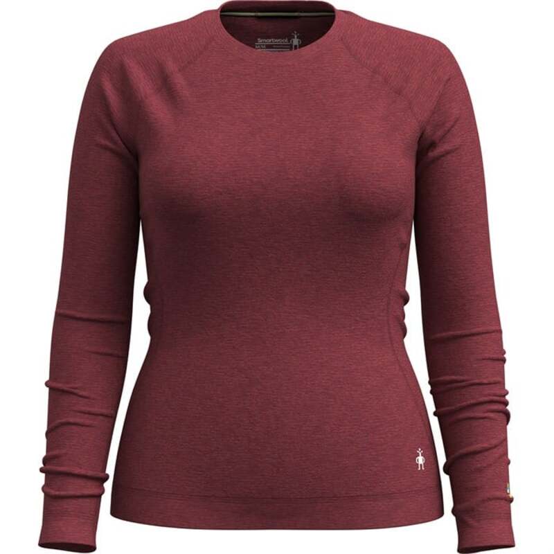 スマートウール レディース トップス シャツ Smartwool Classic Thermal Merino Base Layer Crew Top - Women's Currant Heather ヘザー｜ReVida 店