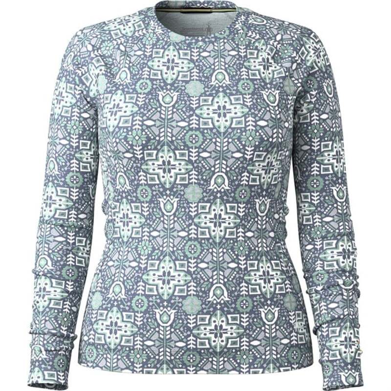 スマートウール レディース トップス シャツ Smartwool Classic Thermal Merino Base Layer Crew Top - Women's Nightfall Deco Floral 27,216円