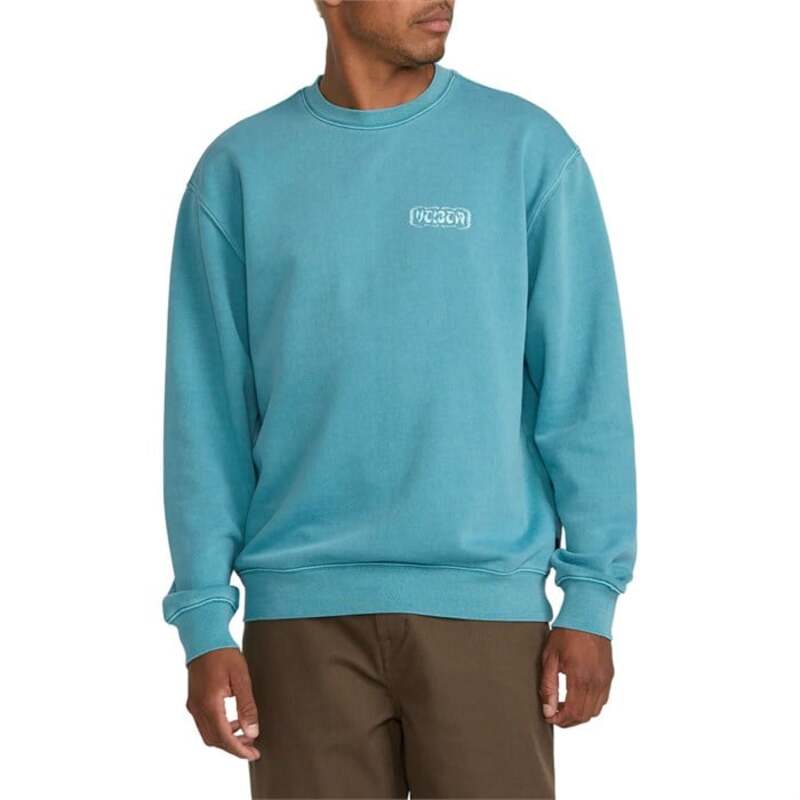 ボルコム メンズ アウター パーカー・スウェット パイル Volcom Terry Stoned Crew - Men Used Blue ブルー