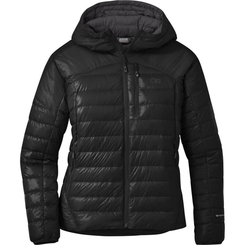 アウトドアリサーチ レディース アウター ジャケット・ブルゾン ダウン パーカー Outdoor Research Helium Down Hoodie - Women's Solid Black ブラック|ReVida 店