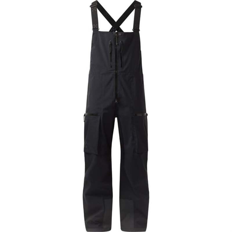 ホグロフス メンズ ボトムス カジュアルパンツ Haglofs Vassi GORE-TEX Pro II Bibs - Men's True Black ブラック｜ReVida 店