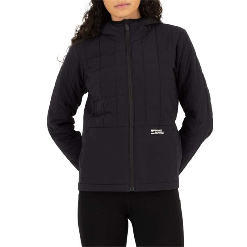 モンスロイヤル レディース アウター ジャケット・ブルゾン フーデッドジャケット ジャケット MONS ROYALE Canyon Merino Insulated Hooded Jacket - Women's Black ブラック|ReVida 店