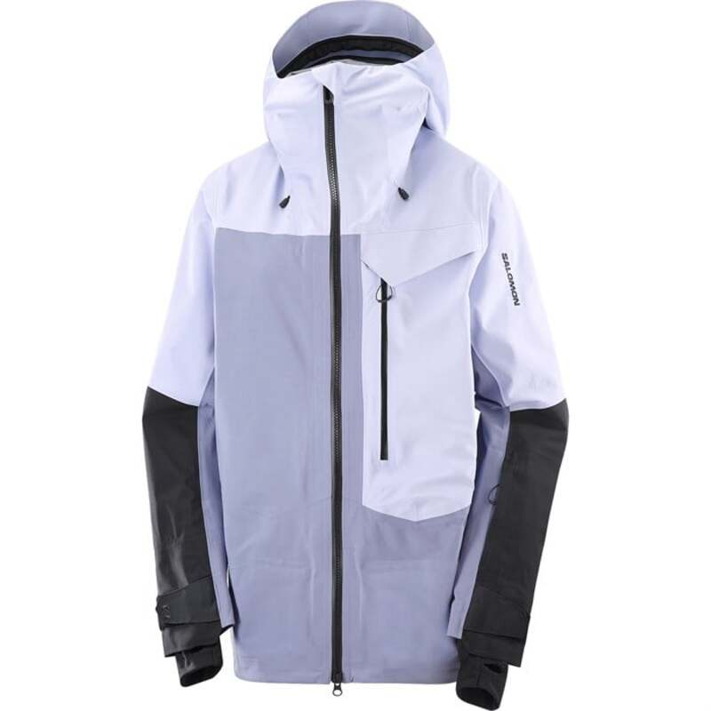 サロモン レディース アウター ジャケット・ブルゾン ジャケット Salomon Moon Patrol Jacket - Women's Cosmic Sky/Blue Granite/Deep Black ブラック｜ReVida 店