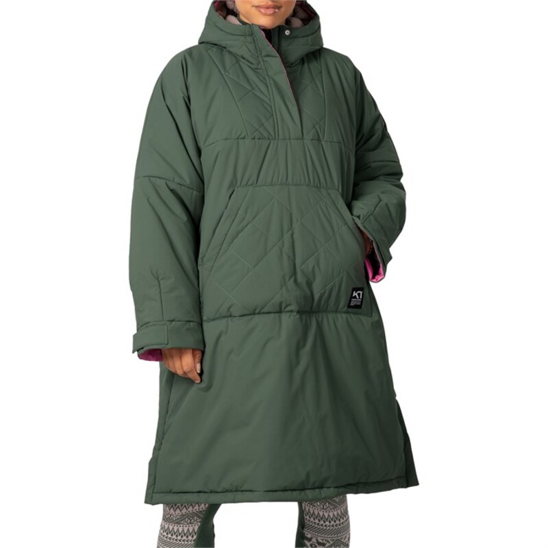 カリ ツラー レディース アウター ジャケット・ブルゾン ケープデザイン キャップ ケープ Kari Traa Malene Cape - Women's Thyme Green グリーン