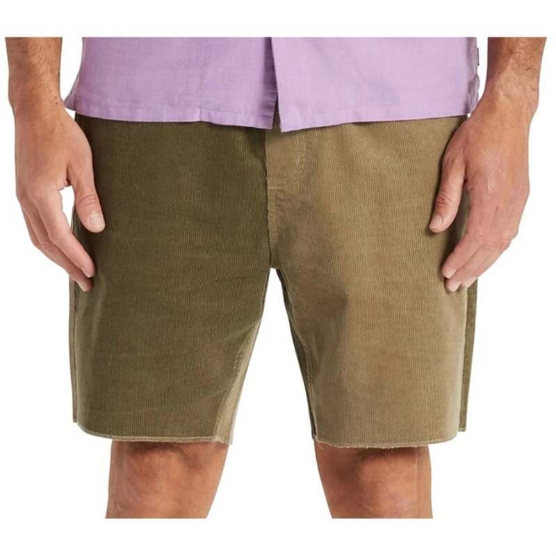 ブリクストン メンズ ボトムス ハーフパンツ・ショーツ ショートパンツ Brixton Madrid II Hemmed Shorts Mermaid/Military Olive Cord オリーブ