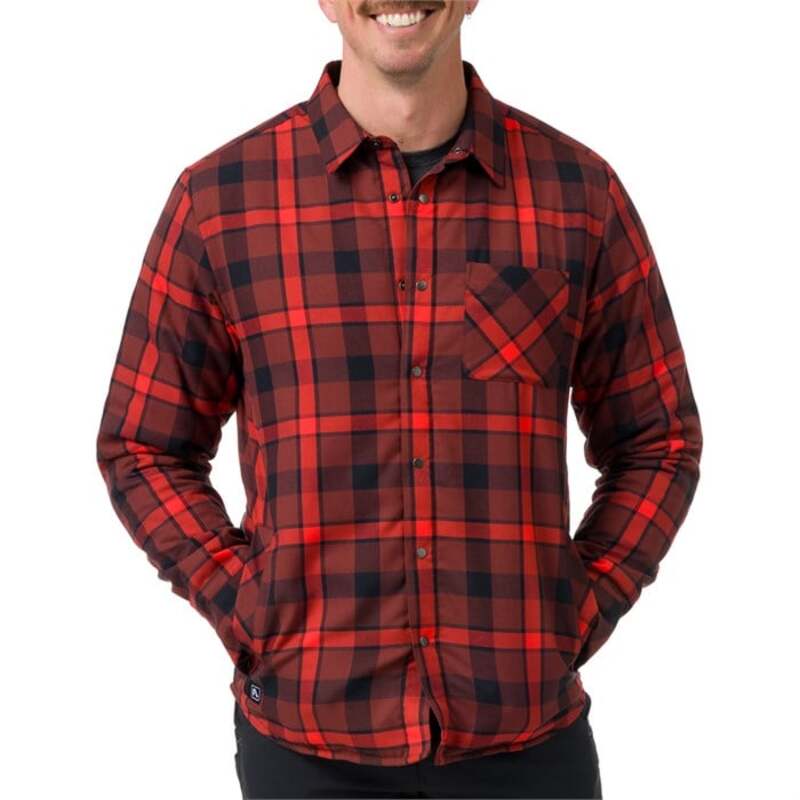 フライロー メンズ トップス シャツ Flylow Sinclair Insulated Flannel - Men's Amaro/Magma Plaid チェック