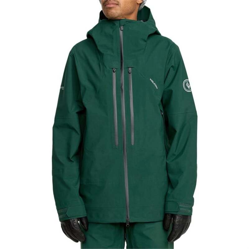 ボルコム メンズ アウター ジャケット・ブルゾン ジャケット Volcom Anyox Guide GORE Pro Shell Jacket - Men's Black Green ブラック｜ReVida 店