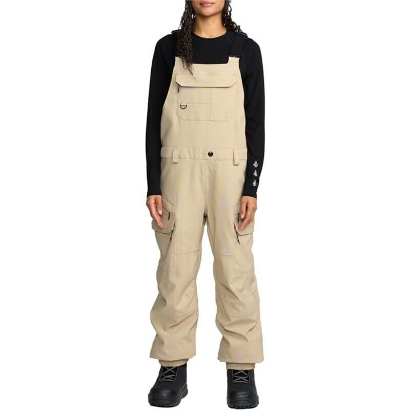ボルコム レディース ボトムス カジュアルパンツ オーバーオール Volcom Creston 3D Stretch Bib Overalls - Women's Oatmeal オートミール｜ReVida 店