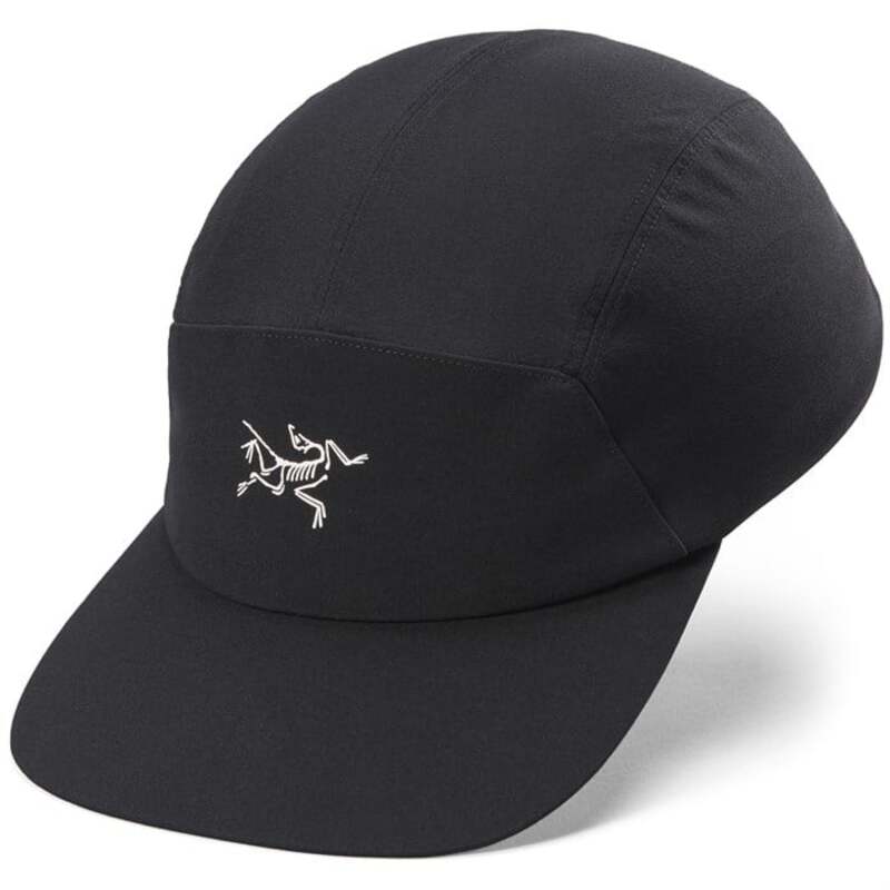 アークテリクス メンズ アクセサリー 帽子 キャップ Arc'teryx Gamma 5 Panel Cap Black/Arctic Silk ブラック