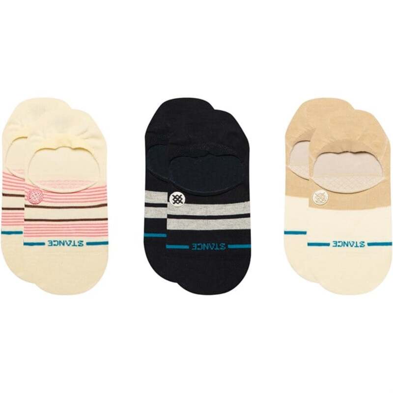 スタンス レディース アンダーウェア 靴下 Stance Flipside No Show 3-Pack Socks - Women's Canvas