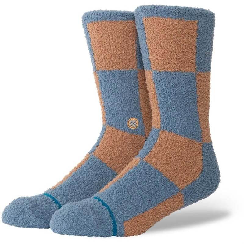 スタンス レディース アンダーウェア 靴下 パッチワーク Stance Patchwork Cozy Crew Socks - Women'seablue