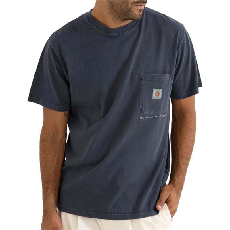 リズム メンズ トップス Tシャツ ヴィンテージ 半袖 Rhythm Vintage Pocket Short-Sleeve T-Shirt - Men's Ink