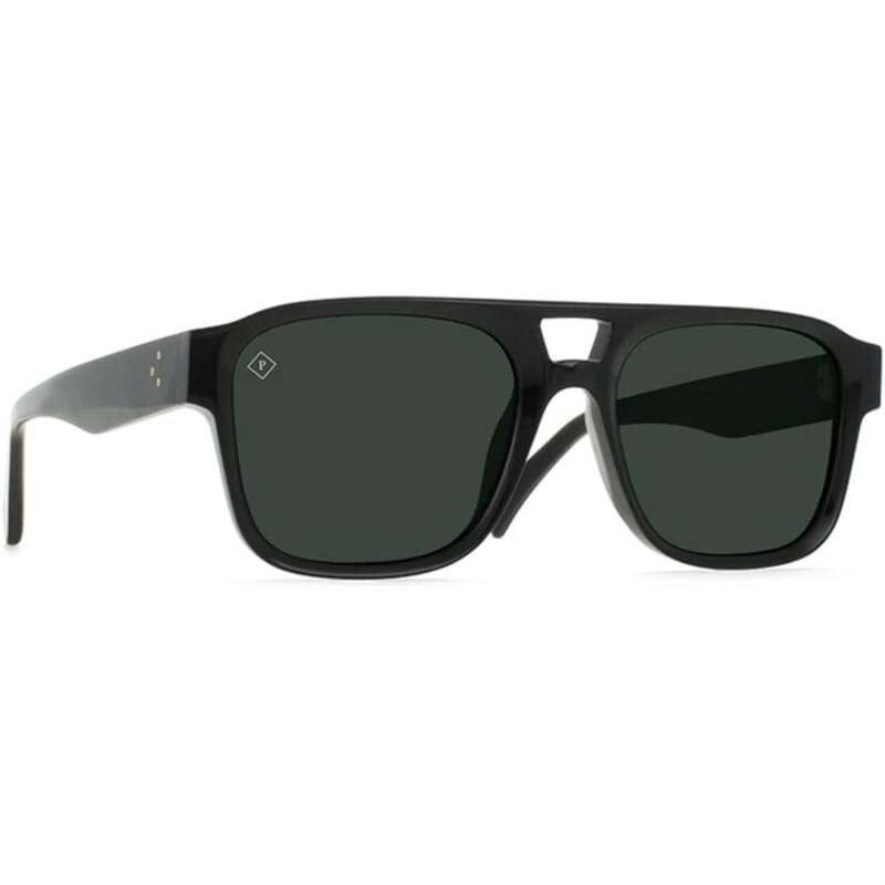 レイン メンズ アクセサリー サングラス・アイウェア RAEN Rifka 54 Sunglasses Recycled Black/Green Polarized ブラック