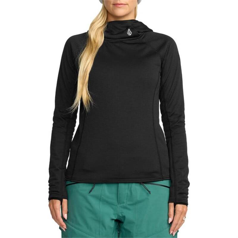 ボルコム レディース アウター パーカー・スウェット フリース Volcom Gridlock Balaclava Pullover Fleece - Women\u0027s Black 黒いこと