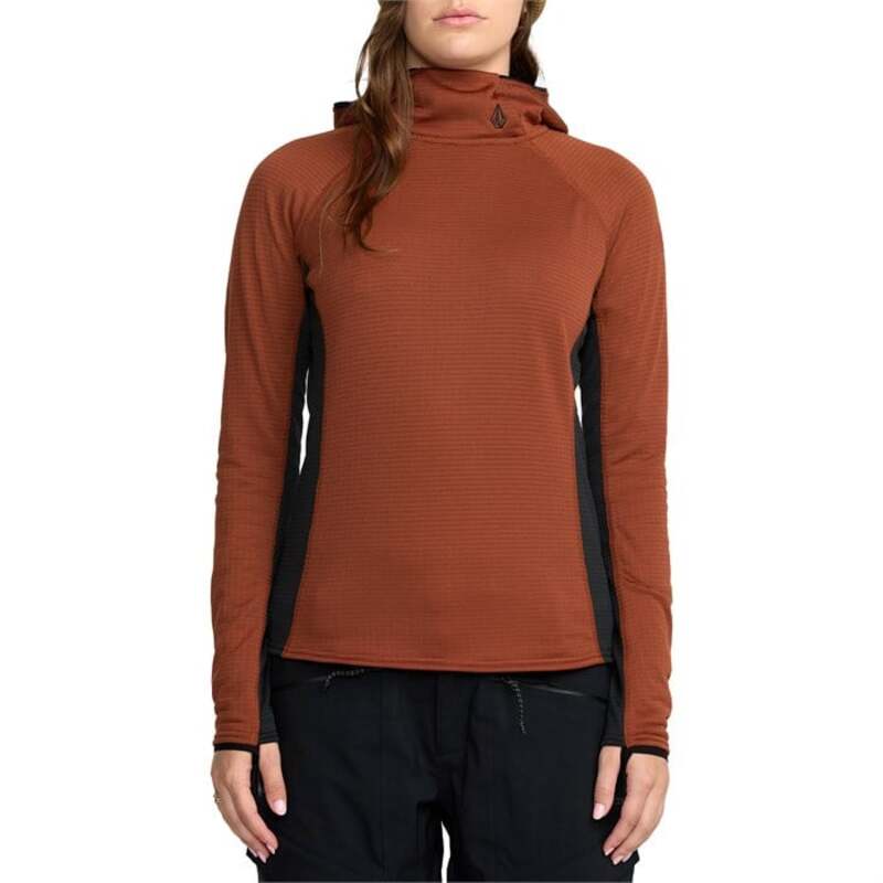 ボルコム レディース アウター パーカー・スウェット フリース Volcom Gridlock Balaclava Pullover Fleece - Women\u0027s Henna
