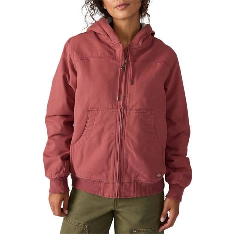 ディッキーズ レディース アウター ジャケット・ブルゾン Dickiesherpa Duck Bombers Jacket - Women Apple Butter