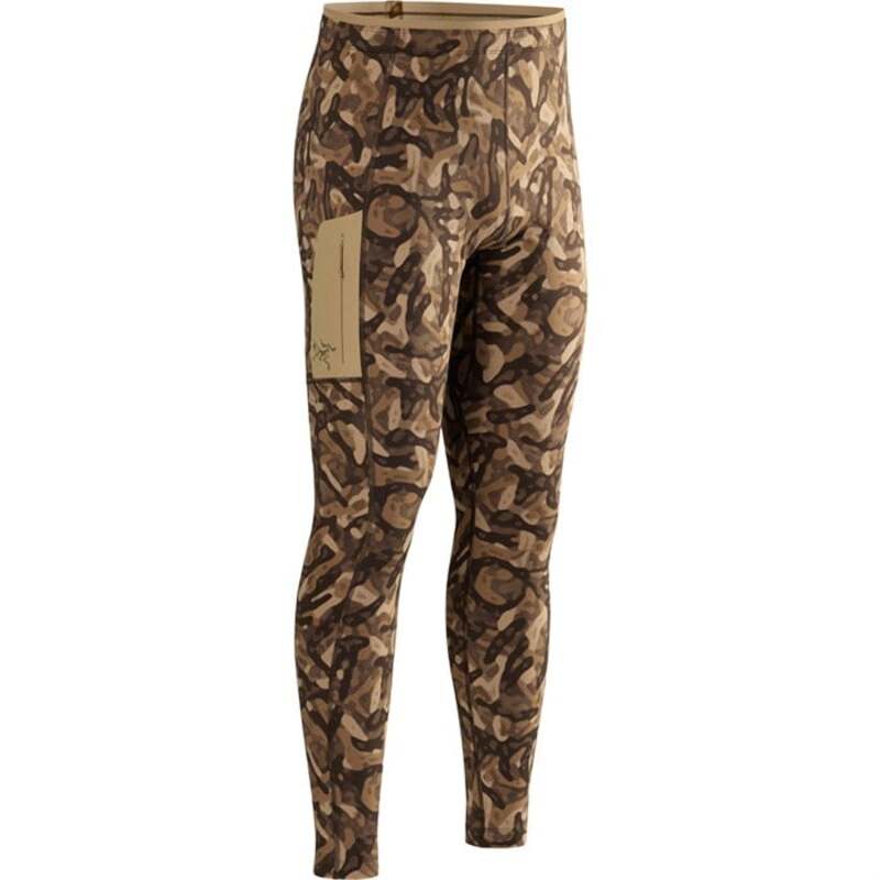 アークテリクス メンズ ボトムス カジュアルパンツ プリント Arc'teryx Rho LT Print Bottom - Men's Carob Grottoflage