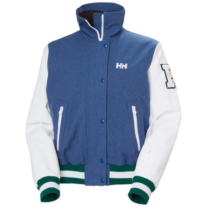 ヘリーハンセン レディース アウター ジャケット・ブルゾン Helly Hansen Apres Varsity Jacket - Women's Deep Fjord｜ReVida 店