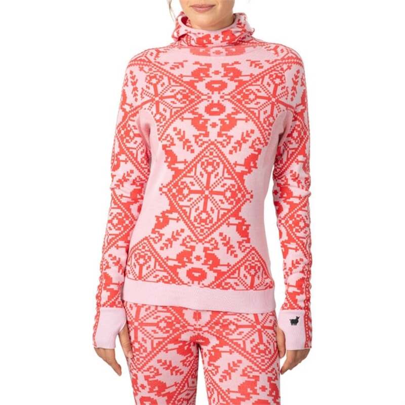 カリ ツラー レディース トップス シャツ Kari Traa Saga Hood - Women's Heat Red レッド