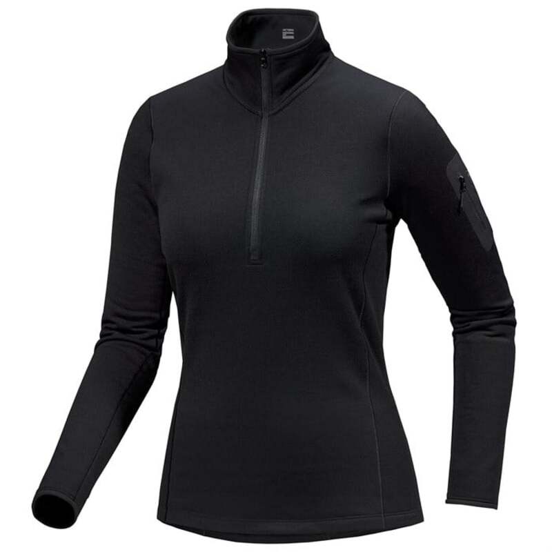 アークテリクス レディース トップス シャツ Arc'teryx Kyanite Baselayer Zip Neck Top - Women's Black ブラック|ReVida 店