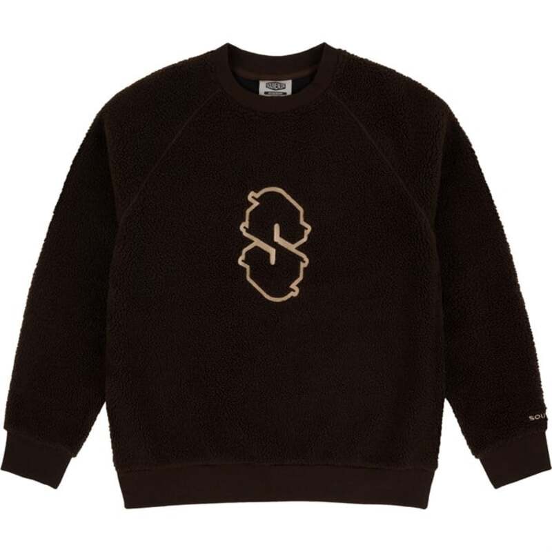 スーベニアー メンズ アウター ジャケット・ブルゾン Souvenir Sherpa Crew - Unisex Chocolate チョコレート