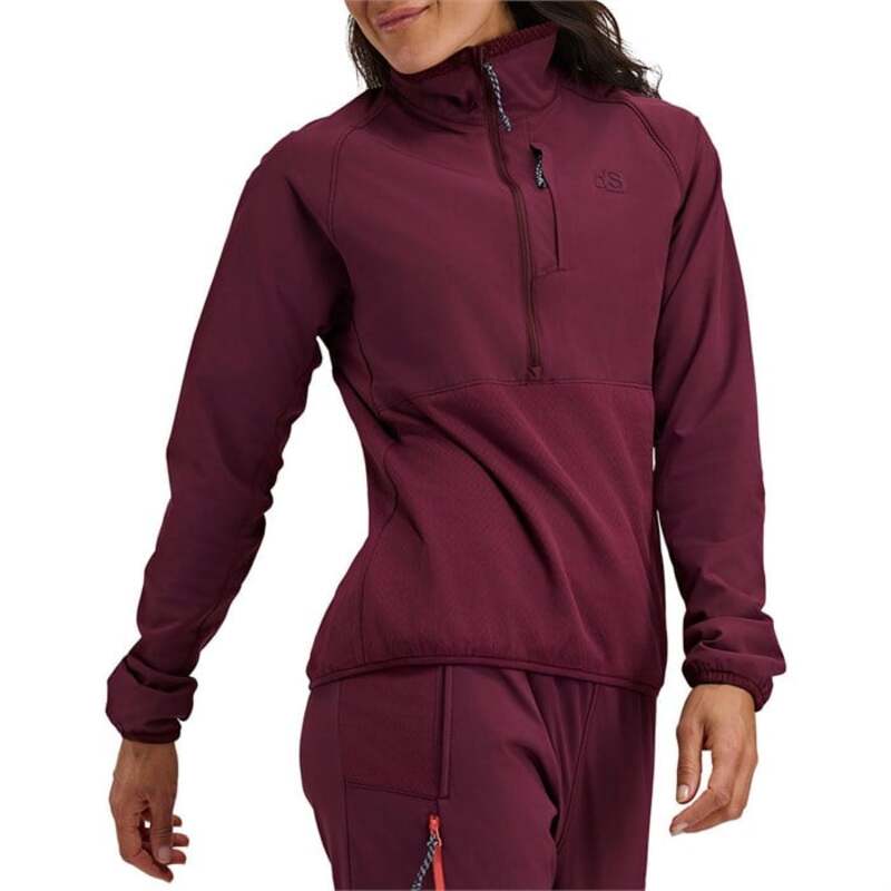 ブラックストラップ レディース アウター ジャケット・ブルゾン BlackStrap Tribrid 1/2 Zip Up - Women's Cherry